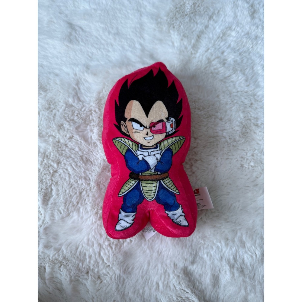 Dragon Ball Z Vegeta Plush Red Small Anime Collectible Pillow Toy DBZ